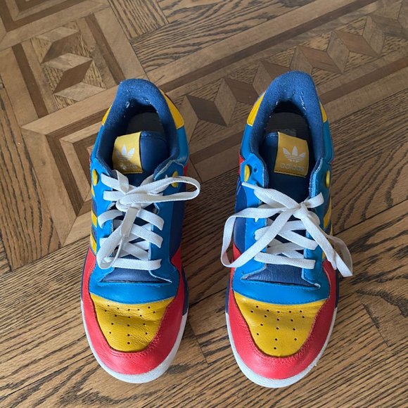 adidas Human Made x Rivalry Low 'Scarlet Aqua' - Picture 3 of 6